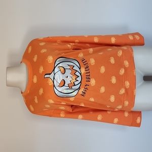 Pumpkin & Potions orange jack-o-lantern themed top-S